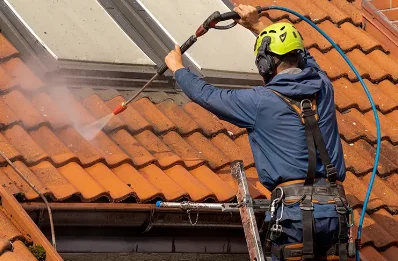 Démoussage et hydrofuge de toiture à Rétaud